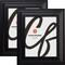 2 Pack Craig Frames Upscale Satin Black Picture Frame